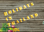 Thailand Holiday banner